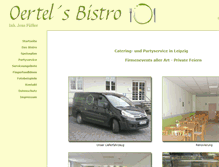 Tablet Screenshot of partyservice-oertel.de